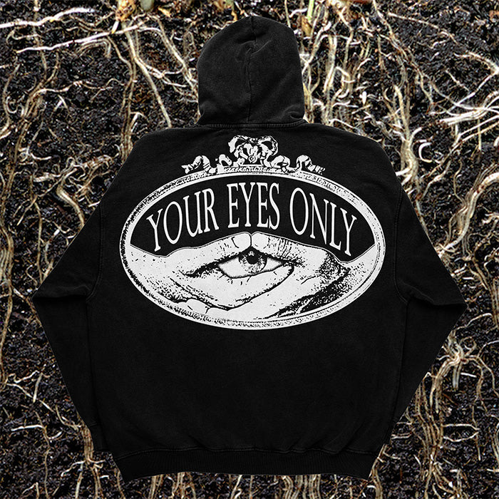 Oversized black hoodie