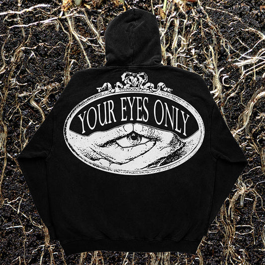 Oversized black hoodie
